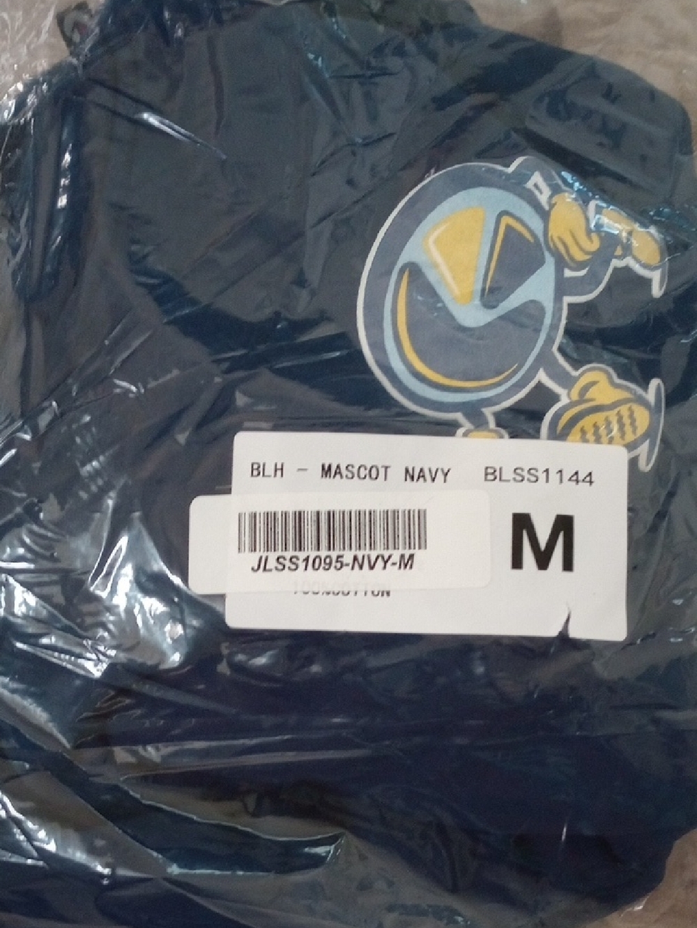 🎆2/$20 100% Cotton NWT ETHIKA "LIFESTYLE HOODIE" THE MASCOT - NAVY